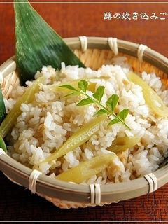 春の味覚♪ 蕗の炊き込みご飯-レシピのメイン写真