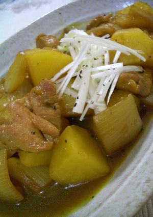 ◆カレー風味の鶏肉じゃが◆-レシピのメイン写真