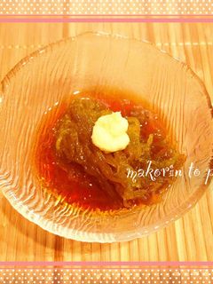 簡単!美味☆もずく酢より麺つゆもずく♫-レシピのメイン写真