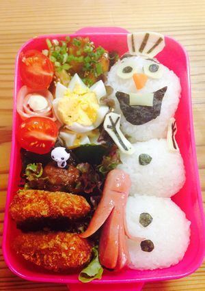 息子も喜ぶオラフ弁♡-レシピのメイン写真