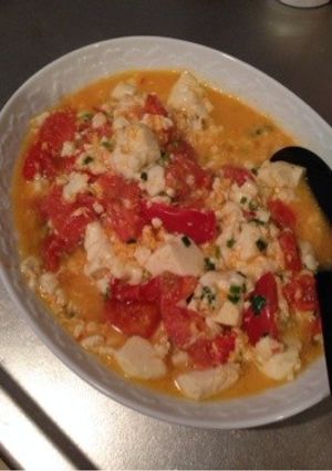 トマトとお豆腐のあっさり炒め-レシピのメイン写真