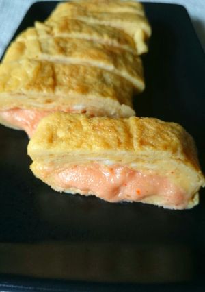 朝食に☆中からトロ～ん明太子マヨ卵焼き★-レシピのメイン写真