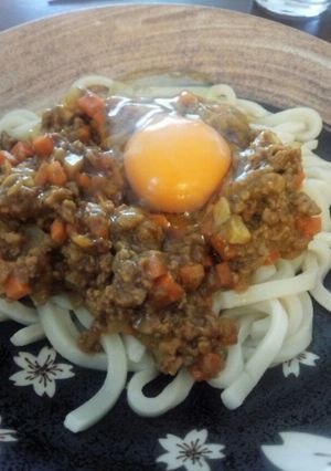 キーマカレーうどん-レシピのメイン写真