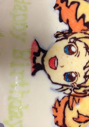 アイカツデコレーションケーキプレート-レシピのメイン写真