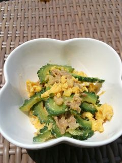 ゴーヤと豚肉の炒めもの☆いりたまご入り-レシピのメイン写真