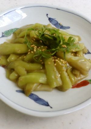 夏真っ盛り　あんかけ風茄子炒め-レシピのメイン写真