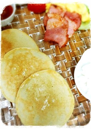 そば粉と米粉のヘルシーパンケーキ-レシピのメイン写真