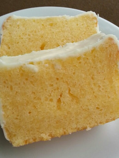 ゆずのパウンドケーキ☆ホワイトチョコがけ-レシピのメイン写真