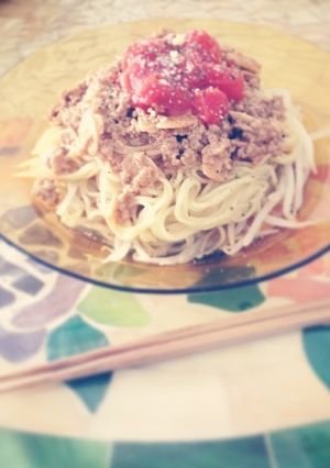 冷製トマト担々麺~ちょっとイタリアン風~-レシピのメイン写真