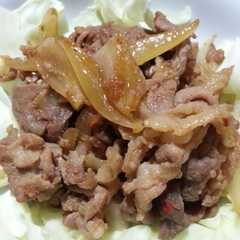 รูปของ 簡単☆豚肉と玉ねぎの豆板醤炒め♪