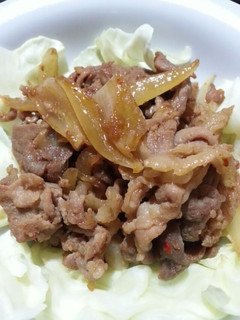 簡単☆豚肉と玉ねぎの豆板醤炒め♪-レシピのメイン写真