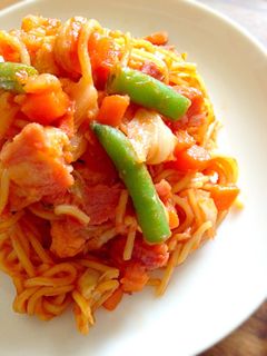お手軽♫焼きそばナポリタン-レシピのメイン写真