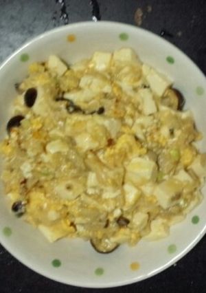 エノキー豆腐-レシピのメイン写真