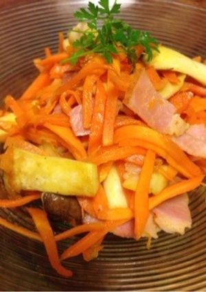ココナッツオイルで人参ソテー-レシピのメイン写真
