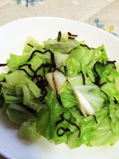 塩昆布とキャベツの和え物-レシピのメイン写真