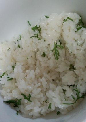 人参の葉で香りづけ★「私は甘酢」の酢飯-レシピのメイン写真