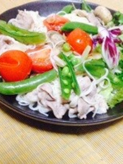 ナンプラーを使ったそうめんサラダ-レシピのメイン写真