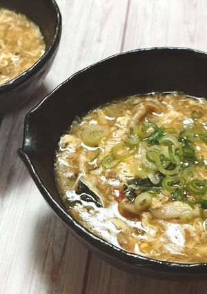 意外と簡単！きのこの酸辣湯♪-レシピのメイン写真