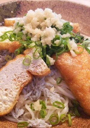カリッとお揚げとしらすのぶっかけ麺-レシピのメイン写真