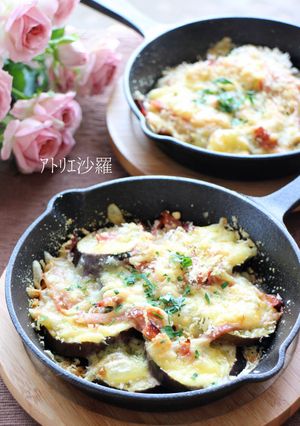 香ばしい♪茄子＆ベーコンチーズパン粉焼き-レシピのメイン写真