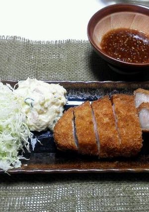 ジューシー極厚トンカツ!!-レシピのメイン写真