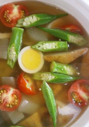 夏野菜の冷製おでんジュレ-レシピのメイン写真