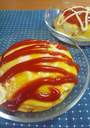 簡単☆まん丸オムライス♪-レシピのメイン写真