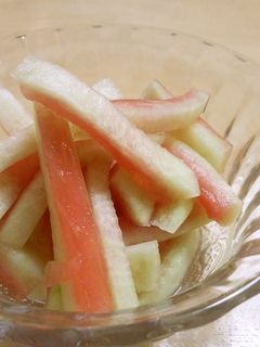 簡単♪残りのスイカで漬物?!-レシピのメイン写真