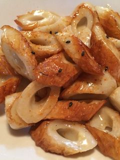ちくわの醤油マヨ炒め≠簡単おつまみ-レシピのメイン写真