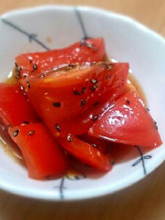 簡単♪トマトのポン酢サラダ-レシピのメイン写真