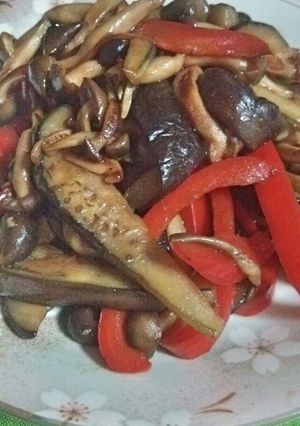 ﾅｽとｼﾒｼﾞのｵｲｽﾀｰｿｰｽ炒め-レシピのメイン写真