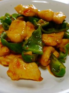 鶏むね肉とピーマンの豆板醤炒め-レシピのメイン写真