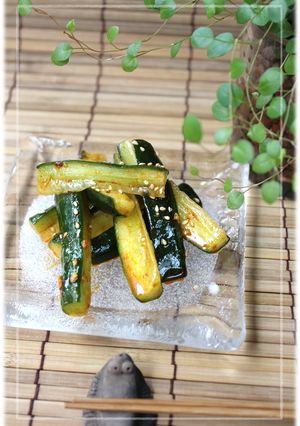 簡単おかず★きゅうりの食べるラー油漬け-レシピのメイン写真