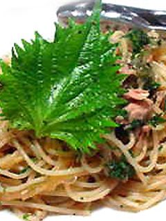 簡単☆大葉とツナの和風冷製パスタ-レシピのメイン写真