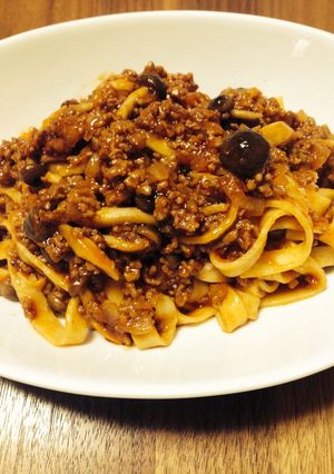 材料少なくボロネーゼ-レシピのメイン写真