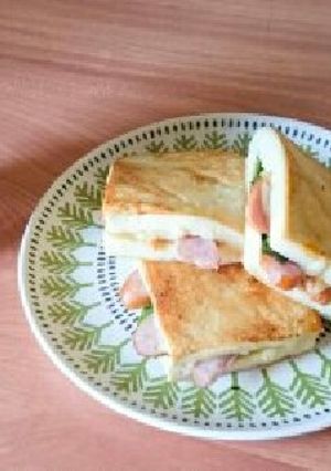 高野豆腐のホットサンド-レシピのメイン写真