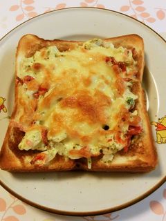 お好み焼きdeトースト~♪-レシピのメイン写真