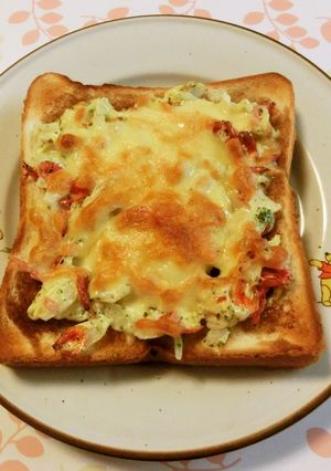 お好み焼きdeトースト～♪-レシピのメイン写真