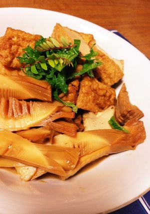 厚揚げ(^O^)タケノコの甘辛煮-レシピのメイン写真