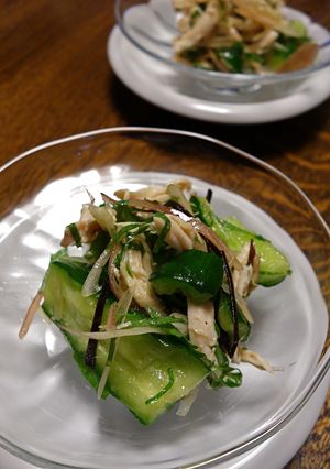 鶏ささみと香味野菜のサラダ-レシピのメイン写真