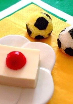 簡単おにぎりでＷ杯★応援ランチ！-レシピのメイン写真