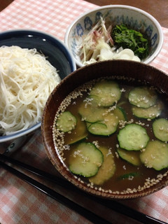 母の味♪冷や汁!素麺^_^-レシピのメイン写真