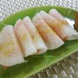 超簡単、大根とスモークサーモンのおつまみ