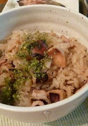イカの炊き込みご飯♪-レシピのメイン写真