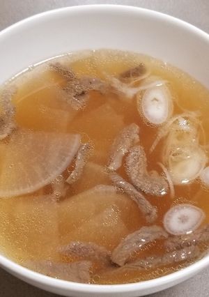 本場韓国の大根スープ-レシピのメイン写真