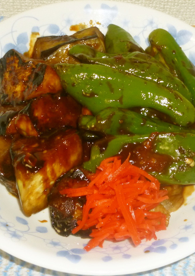 パパのピーマンとナス焼き炒め-レシピのメイン写真
