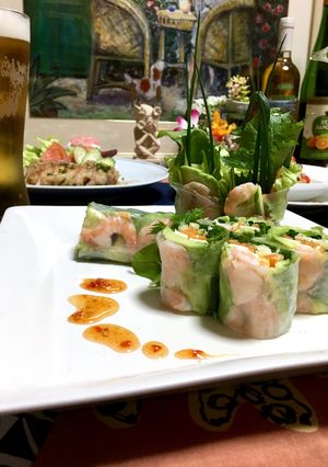 ＊海老とアボカドのヘルシー野菜生春巻き＊-レシピのメイン写真