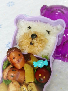 簡単♪しろくま弁当-レシピのメイン写真