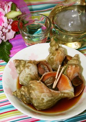 ♡超簡単だけど翌日までガマン・つぶ貝煮♡-レシピのメイン写真
