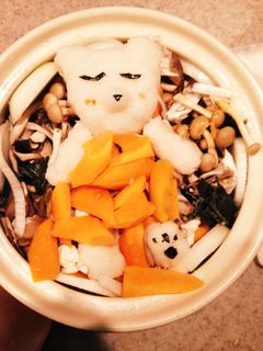 大根おろしでしろくま⁈大根おろしアート-レシピのメイン写真